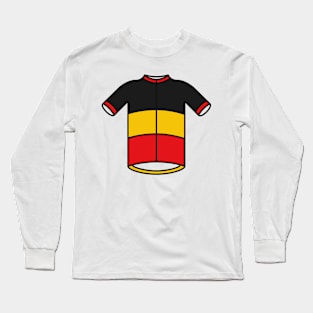 Belgium Cycling Jersey Long Sleeve T-Shirt